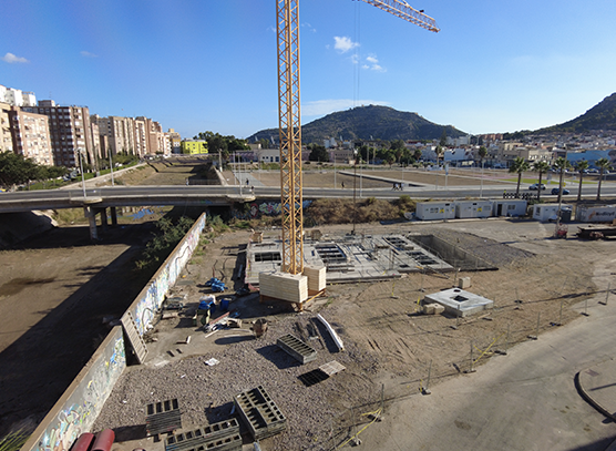 Seguimiento de obra con drones en España