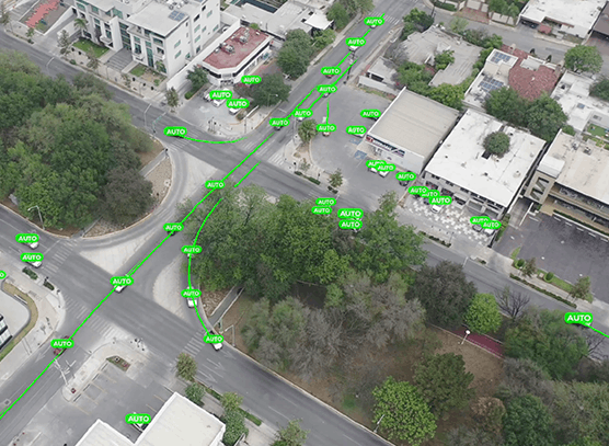 análisis de tráfico vehicular con drones en México